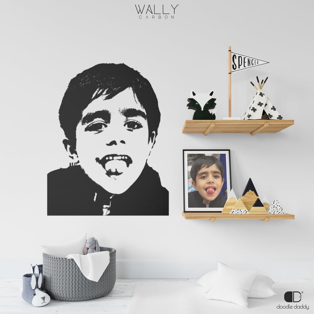 Custom Wall Decals - Wally Carbon decals by Doodle Daddy
