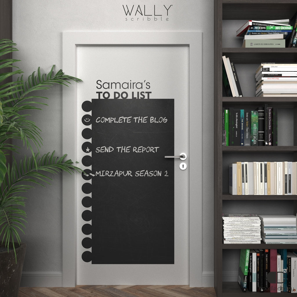 To Do List Chalkboard - Wally Scribble by Doodle Daddy