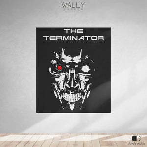 Terminator Decal - Wally Carbon Wall Decals by Doodle Daddy