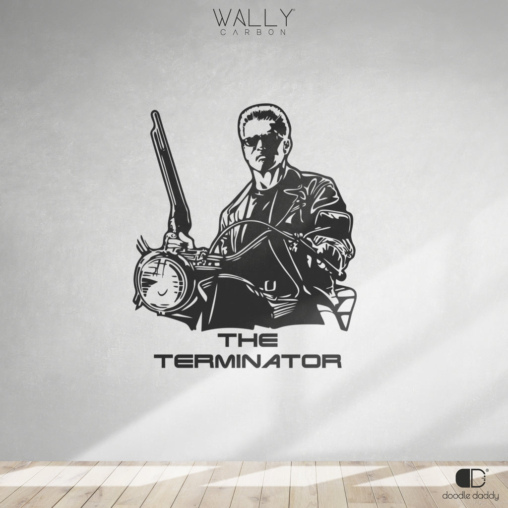 Terminator Decal - Wally Carbon Wall Decals by Doodle Daddy