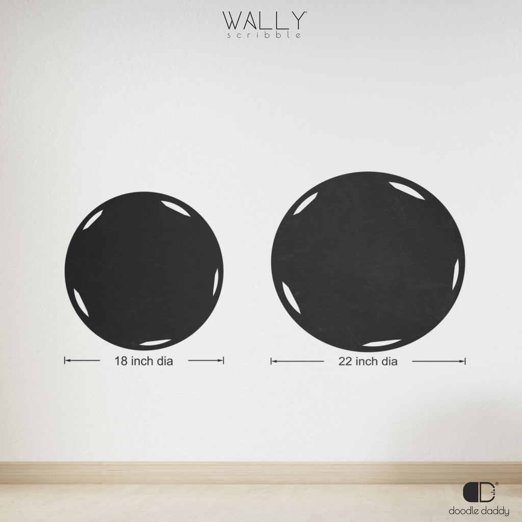 Soccer Shape Personalised Chalkboard - Wally Scribble by Doodle Daddy