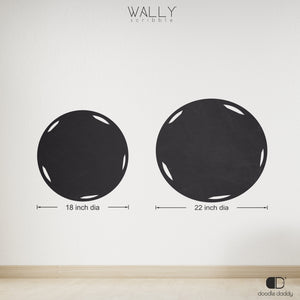 Soccer Shape Personalised Chalkboard - Wally Scribble by Doodle Daddy
